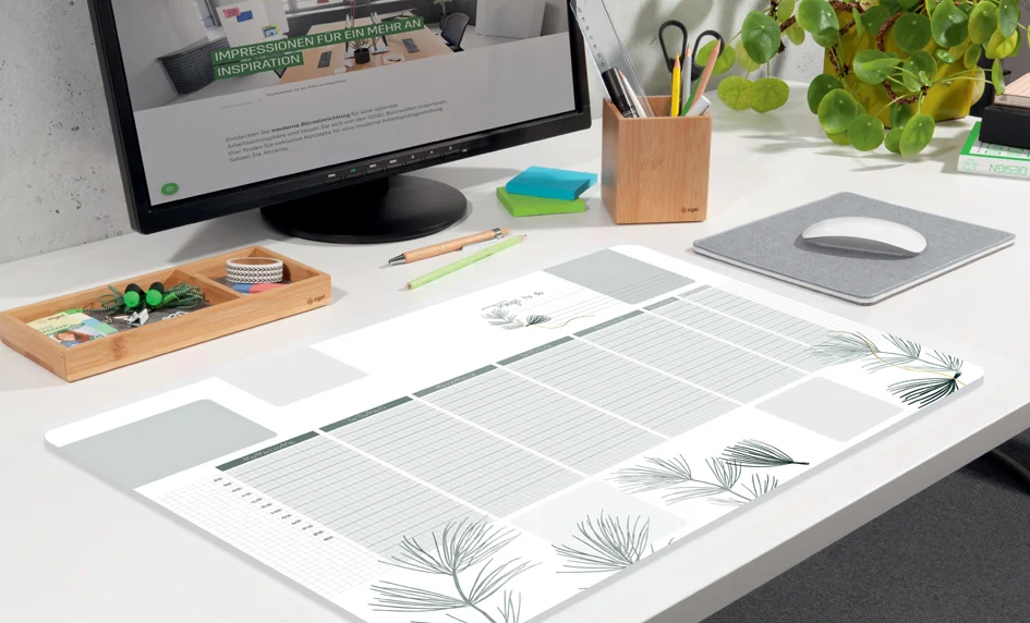 sigel Sous-mains bloc papier 'Weekly Planner Nature' - OEM HO590