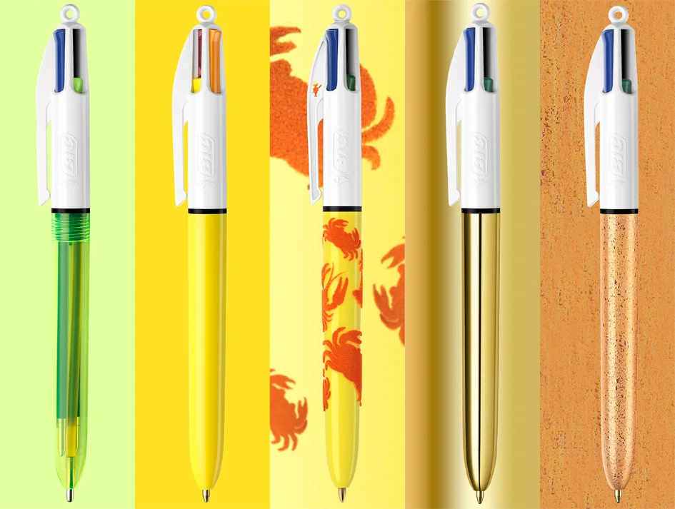 BIC Stylo à bille 4 Colours, Collector Box, set de 15 - OEM 5182771