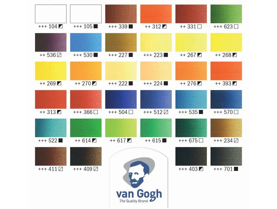 ROYAL TALENS Van Gogh Mallette de peinture à huile Superior - OEM 02843425