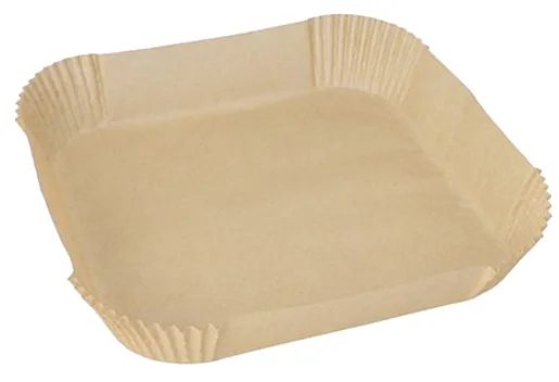 PAPSTAR Papier sulfurisé prédécoupé, 200x200x45 mm, marron - OEM 89965