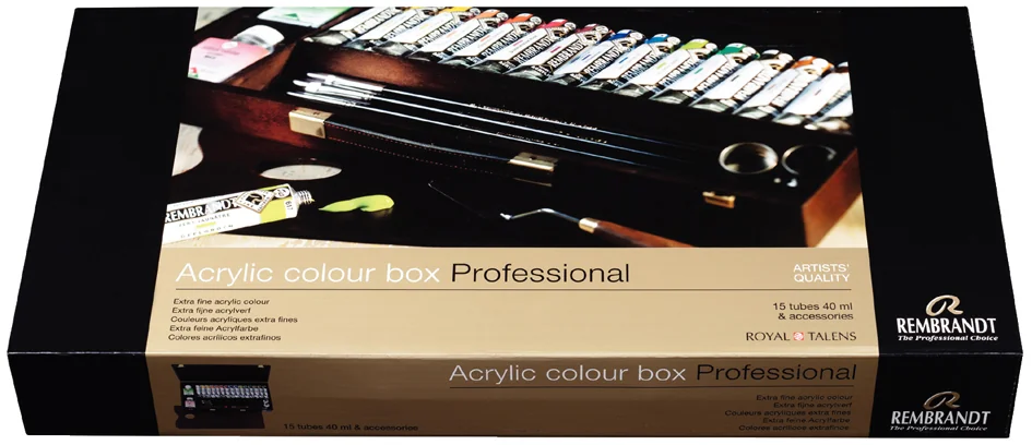 ROYAL TALENS REMBRANDT Coffret acrylique BOX PROFESSIONAL - OEM 18840003