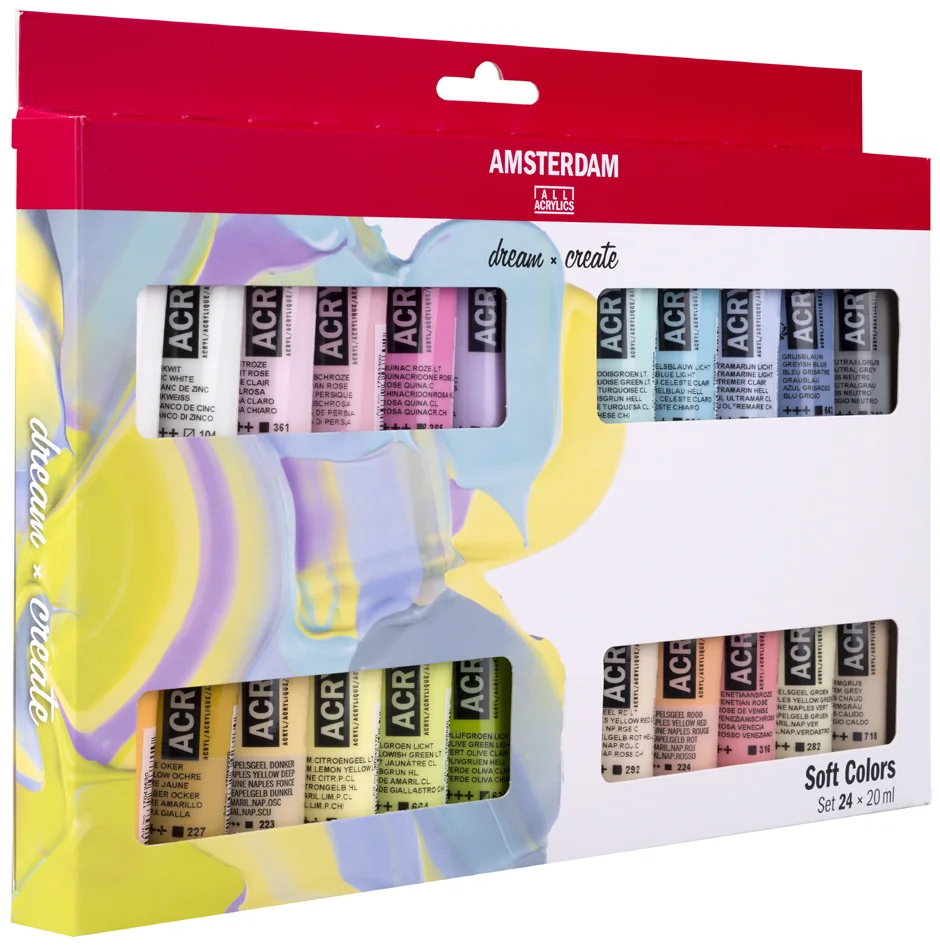 ROYAL TALENS Peinture acrylique AMSTERDAM Couleurs douces - OEM 17820524