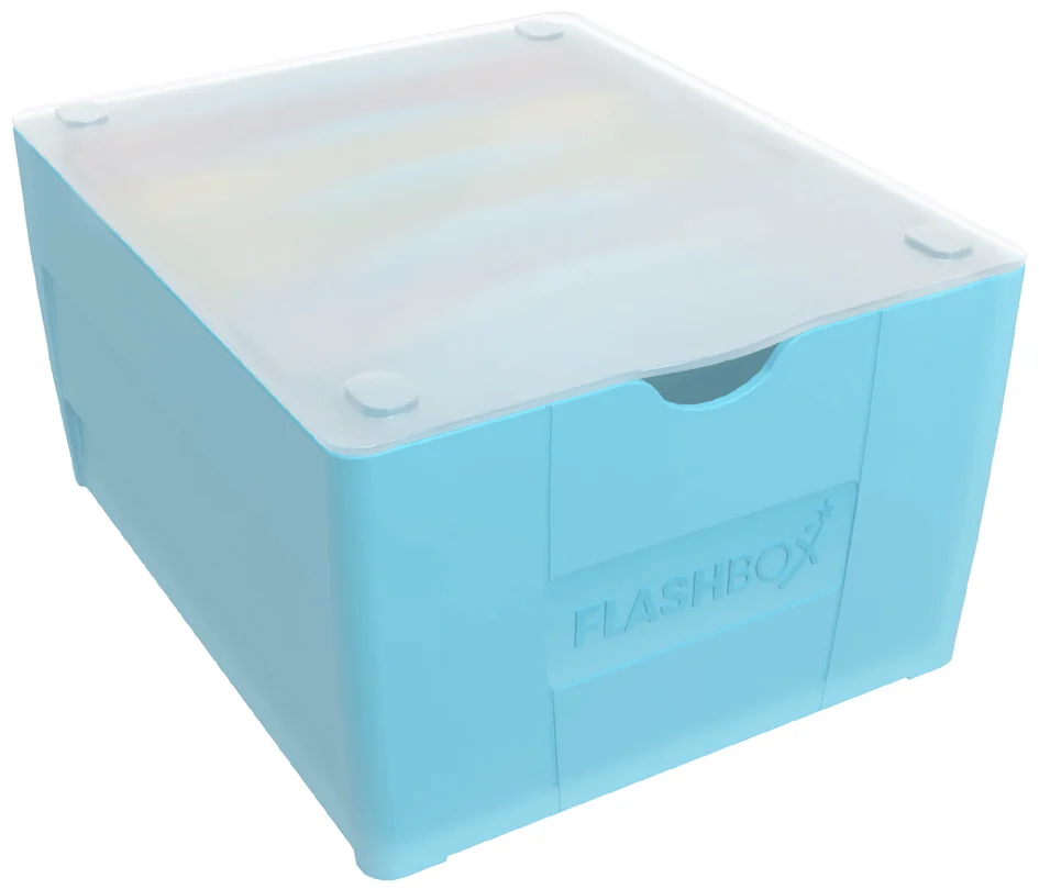 Oxford Boîte à fiches 'Flashbox' Starterpack, bleu pastel - OEM 400182166