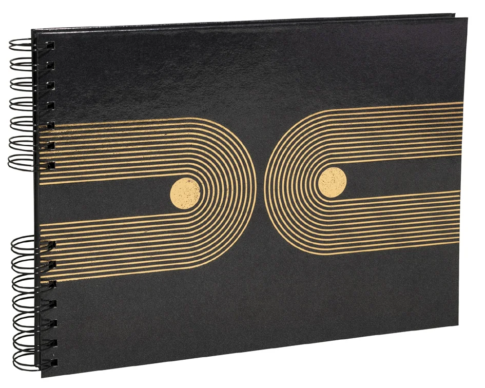 EXACOMPTA Album photo à spirale Graphik, 320 x 220 mm, kraft - OEM 16749E