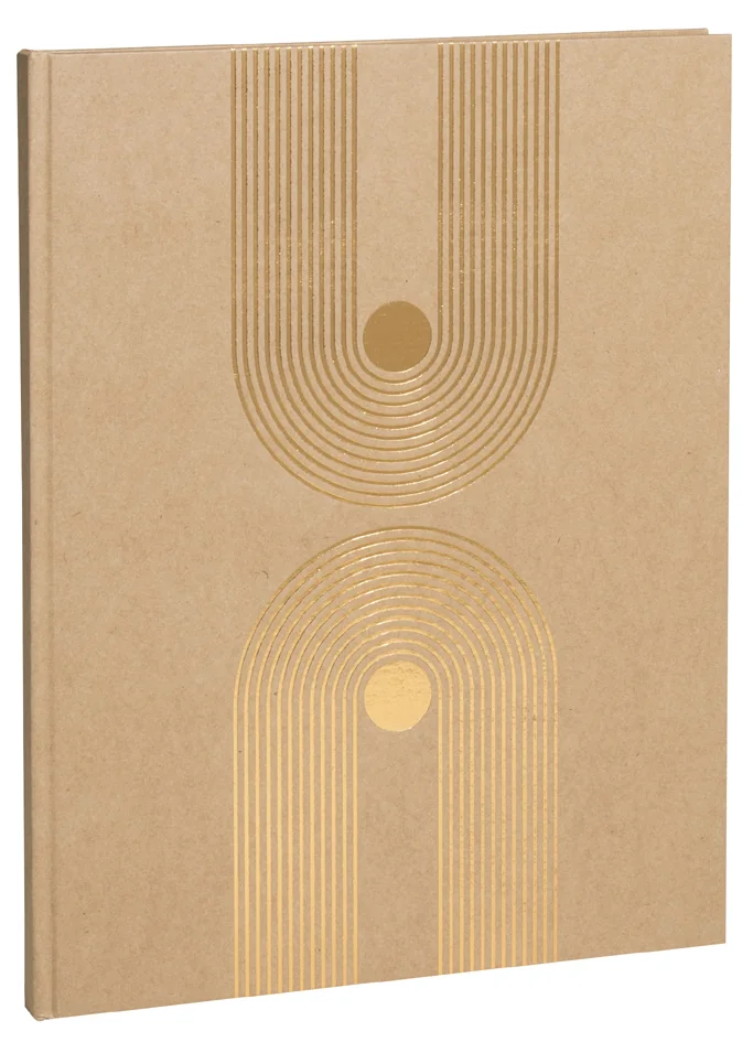 EXACOMPTA Livre d'Or Graphik, 220 x 270 mm, kraft - OEM 47849E – Image 2