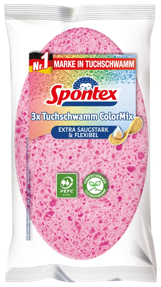 Spontex Éponge ColorMix, pack de 3 - OEM 19000022
