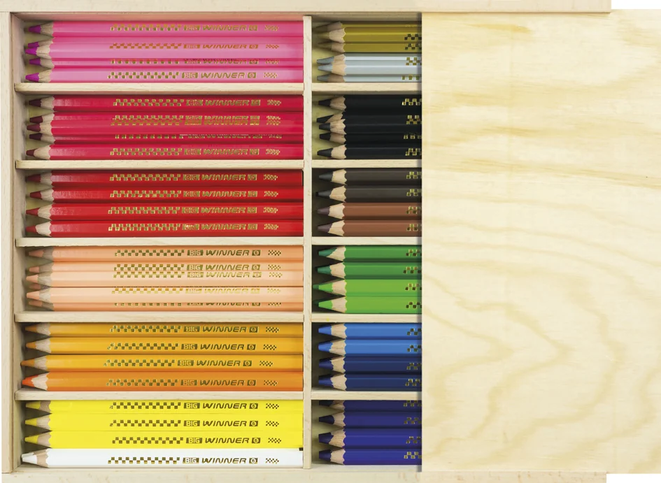 EBERHARD FABER Crayon de couleur BIG WINNER, boîte de 96 - OEM 518720
