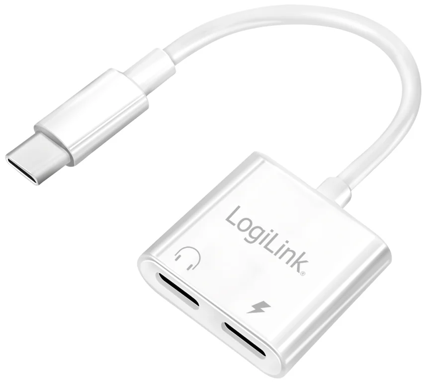 LogiLink Câble adaptateur USB-C - 2x USB-C, 150 mm, blanc - OEM UA0433 – Image 2