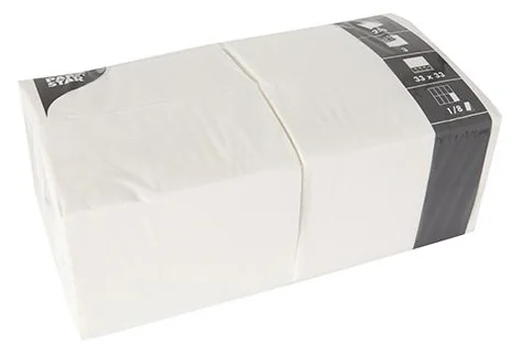 PAPSTAR Serviettes bistrot, 330 x 330 mm, vert citron - OEM 87227