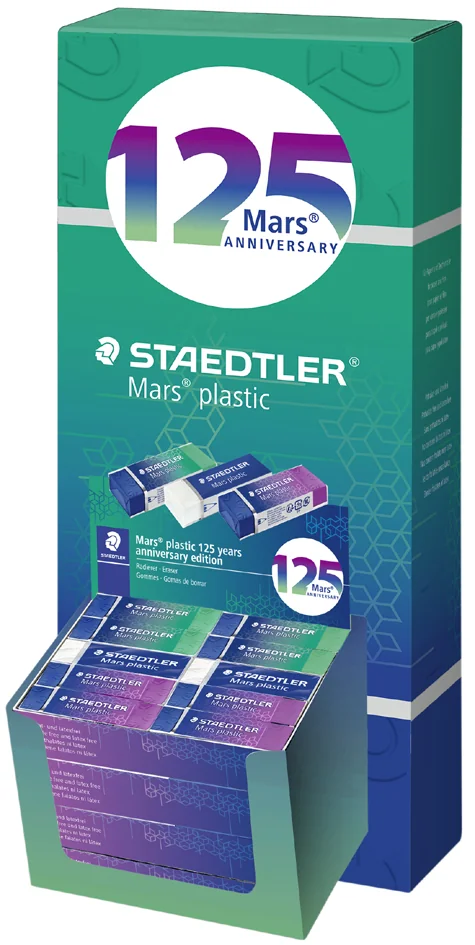 STAEDTLER Gomme en plastique Mars plastic, présentoir de 80 - OEM 52650MCA4