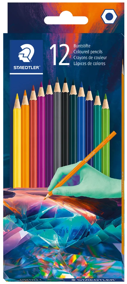 STAEDTLER Crayon de couleur Edition 2, étui en carton de 12 - OEM 175C12E2-2