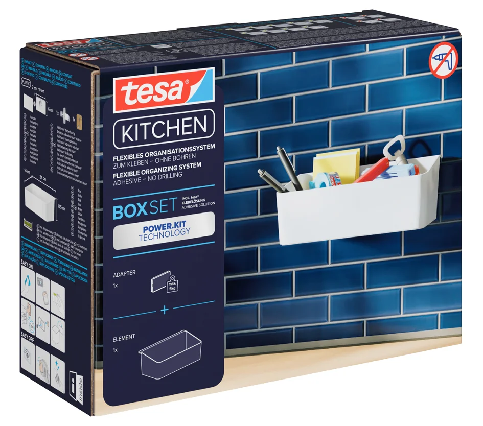 tesa KITCHEN Boîte de rangement, blanc - OEM 70062-00000-01