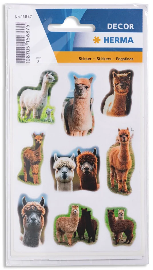 HERMA Autocollants DECOR 'Lama - no drama' - OEM 15736