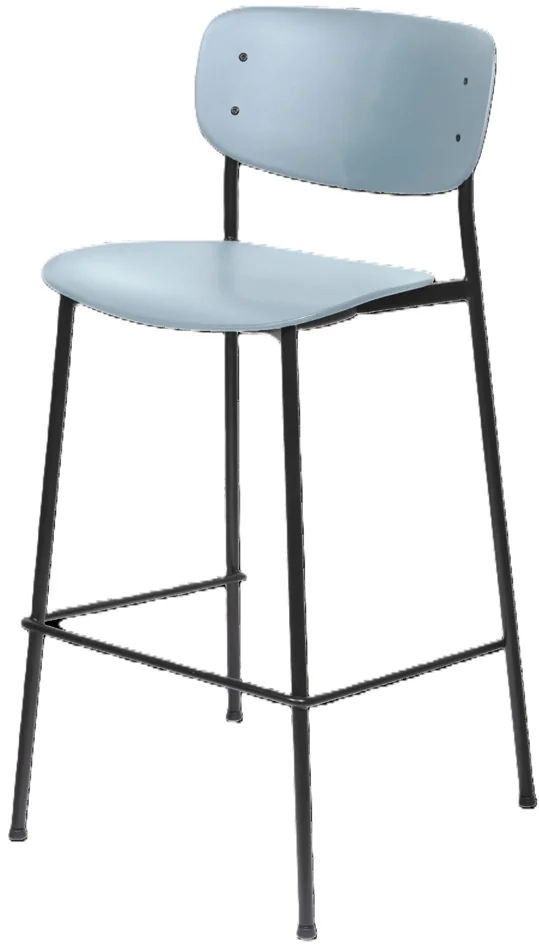 PAPERFLOW Chaise de bar SOHO, set de 2, noir - OEM THSOHOX2.01.01 – Image 3