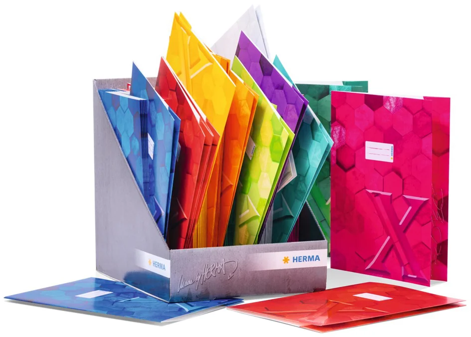 HERMA Protège-cahier Carton X, carton, A4, présentoir - OEM 20134