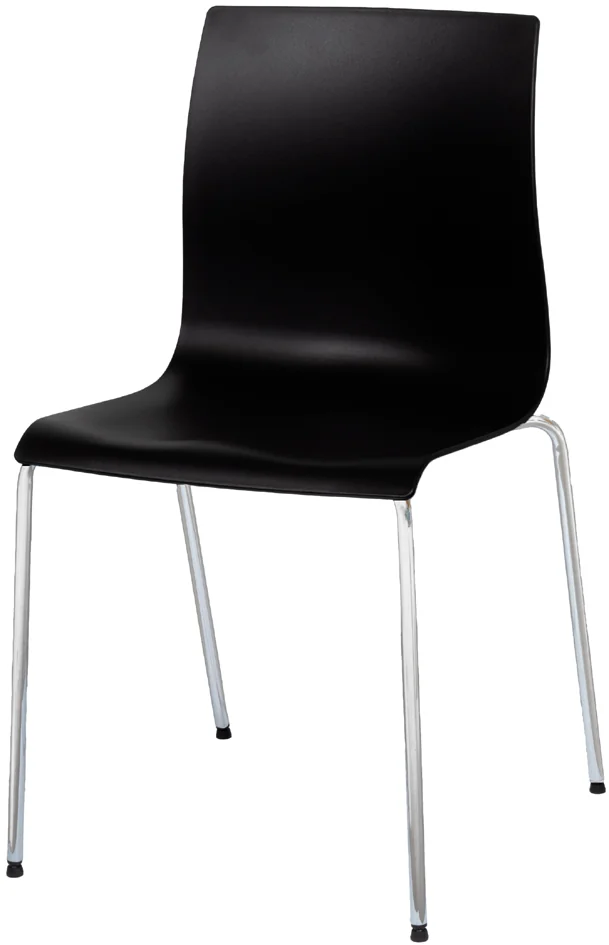 PAPERFLOW Chaise visiteur ARKO, set de 2, noir - OEM CHARKOX2.25.01