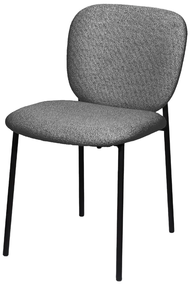 PAPERFLOW Chaise visiteur TWIST set de 2, anthracite - OEM CHTWISX2.01.11