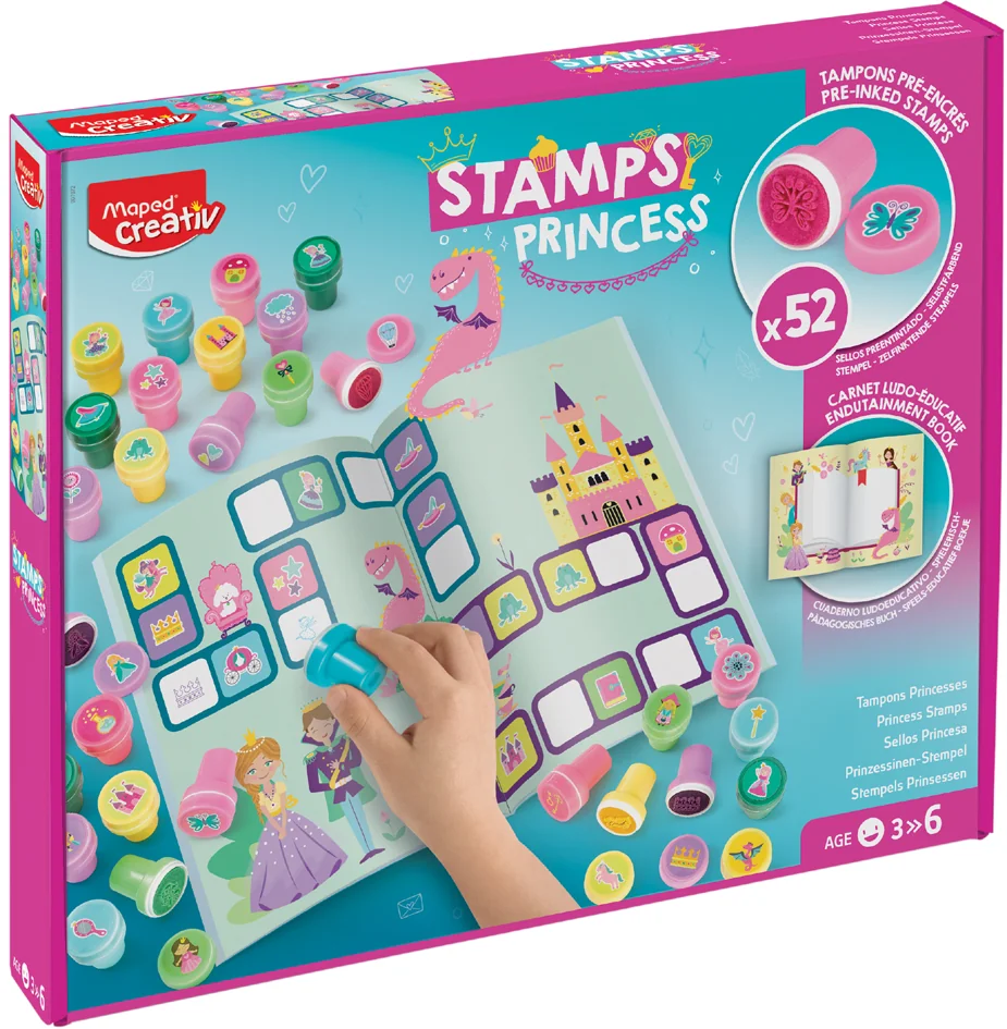 Maped Creativ Coffret 52 tampons 'Princesses' - OEM 907072