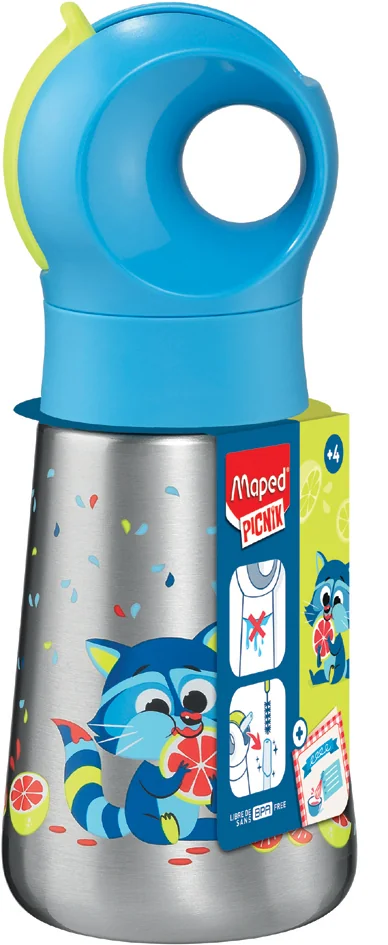 Maped PICNIK Gourde isotherme MINIZ, 350 ml, Raton laveur - OEM 873001