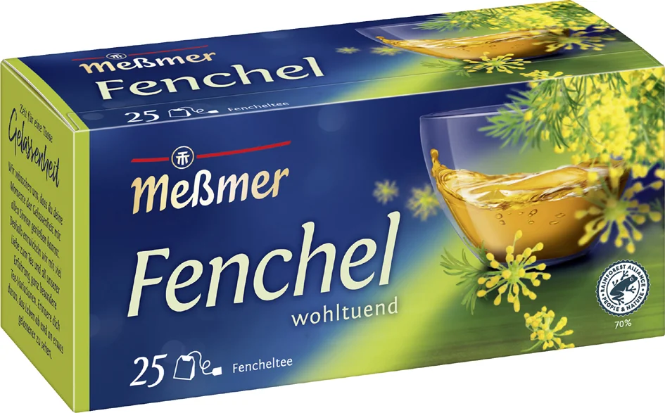 Meßmer Thé 'fenouil', bienfaisant, paquet de 25 - OEM 4001257157000