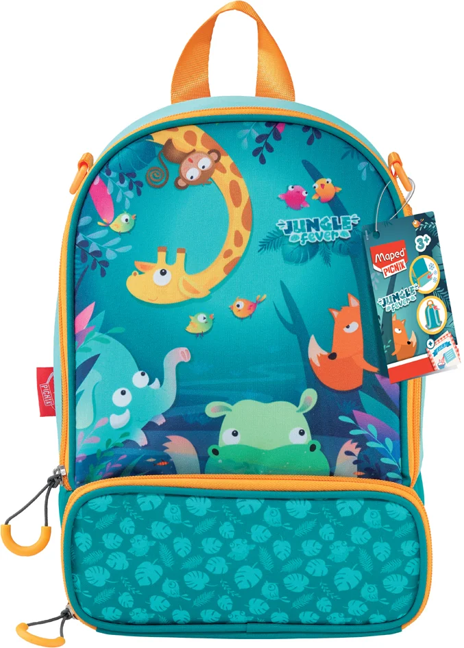 Maped PICNIK Sac à dos pour enfant JUNGLE FEVER, turquoise - OEM 879099