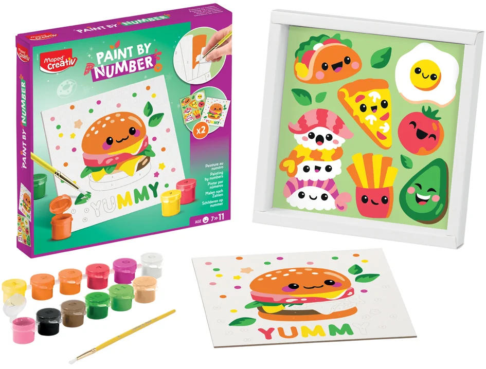 Maped Creativ Coffret de peinture au numéro Motif salé - OEM 907087