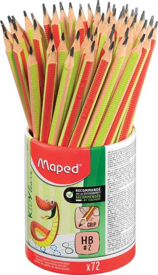 Maped Crayon d'apprentissage KIDY learn, pot de 72 - OEM 854601