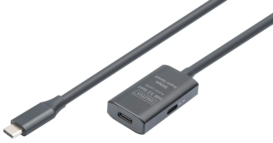 DIGITUS Câble de rallonge actif USB 3.2 Gen1, 5 m - OEM DA-73108