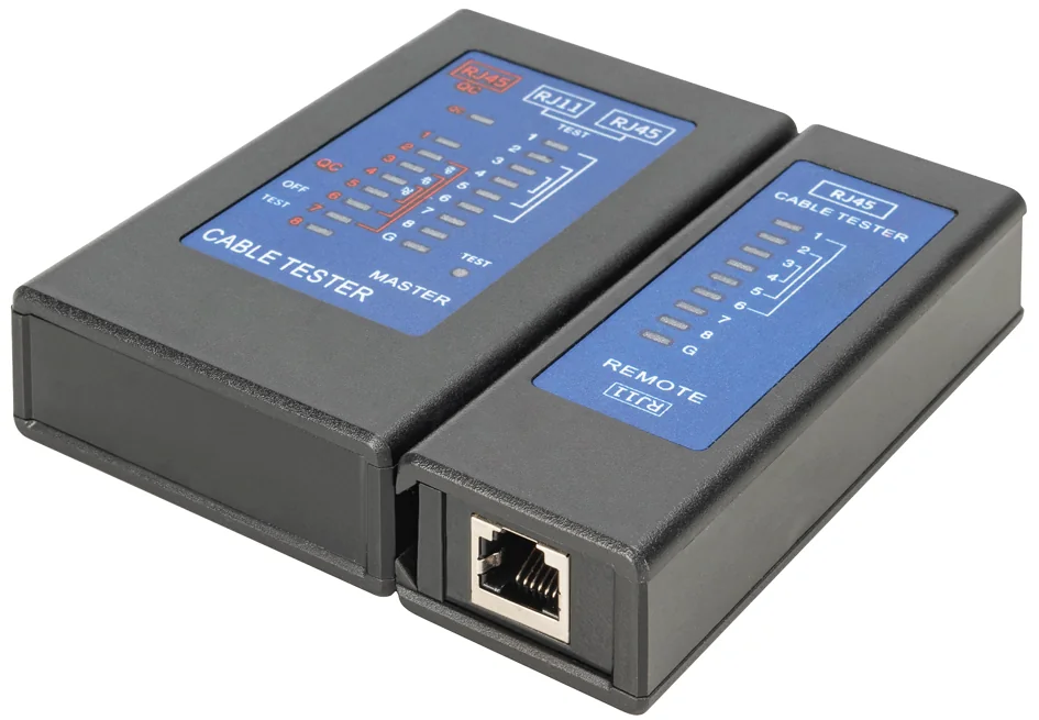DIGITUS Testeur de câbles réseau RJ45, unidirectionnel - OEM DN-14001-2
