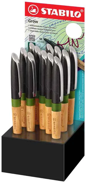 STABILO Stylo à bille Grow, présentoir de 12 - OEM 6032/12-1