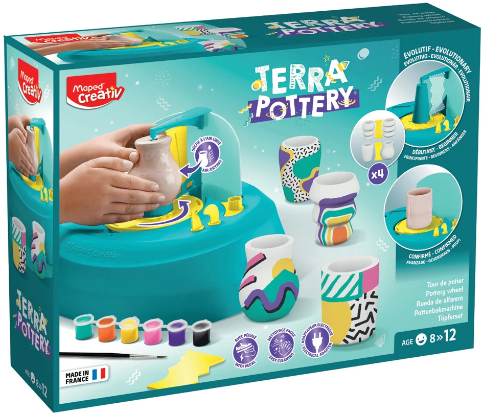Maped Creativ Recharge d'argile pour tour de poterie, 1 kg - OEM 907223