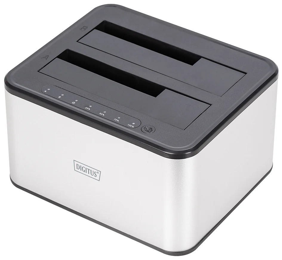 DIGITUS Station d'accueil USB 3.0 Duale SATA HDD 2,5'/3,5' - OEM DA-71540-2