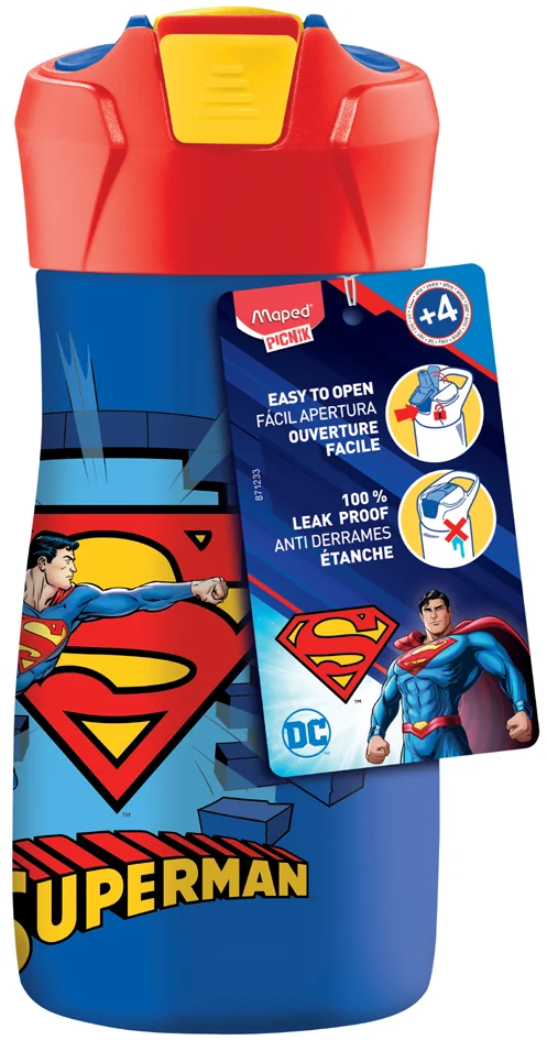 Maped PICNIK Gourde SUPERMAN, 0,43 l, bleu/rouge - OEM 871233