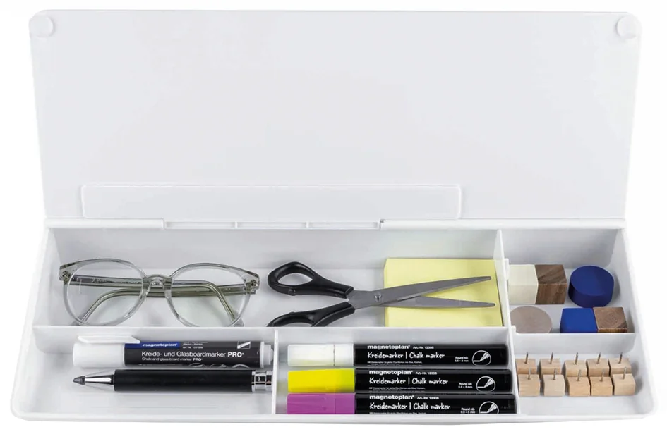 magnetoplan Organiseur de bureau Glasboard, blanc - OEM 12315