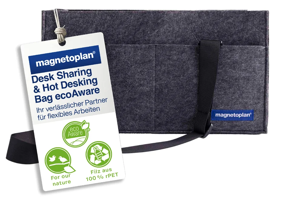 magnetoplan Sacoche en feutre Desk Sharing Bag, anthracite - OEM 11126
