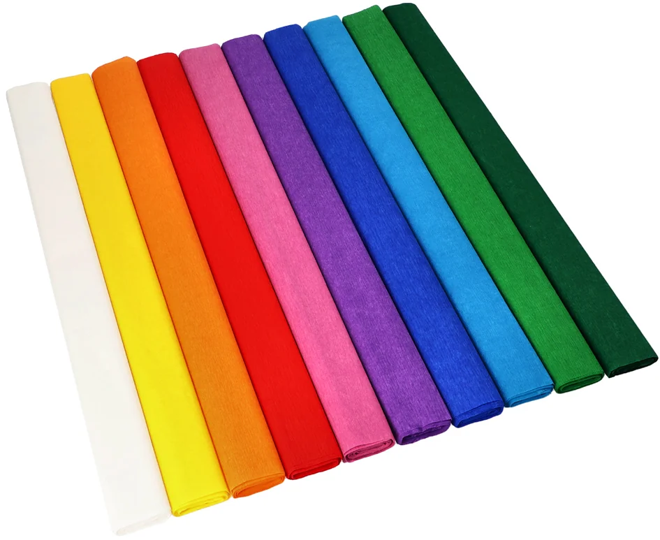 PAPSTAR Banderolle de papier crépon, 500 mm x 2,5 m, assorti - OEM 37037