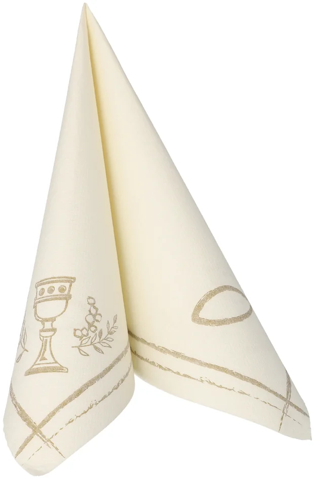 PAPSTAR Serviette 'ROYAL Collection Communion/Confirmation' - OEM 37042