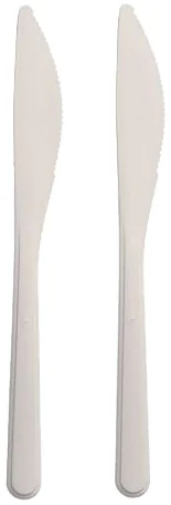 PAPSTAR Couteau réutilisable, longueur: 185 mm, blanc - OEM 96428