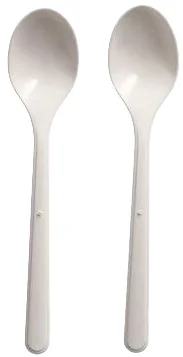 PAPSTAR Cuillère à café réutilisable, longueur 130 mm, blanc - OEM 96434