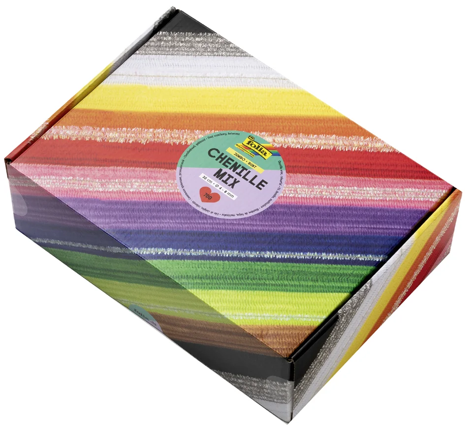 folia Mélange de fils chenille Jumbobox, 300 mm, assorti - OEM 778709