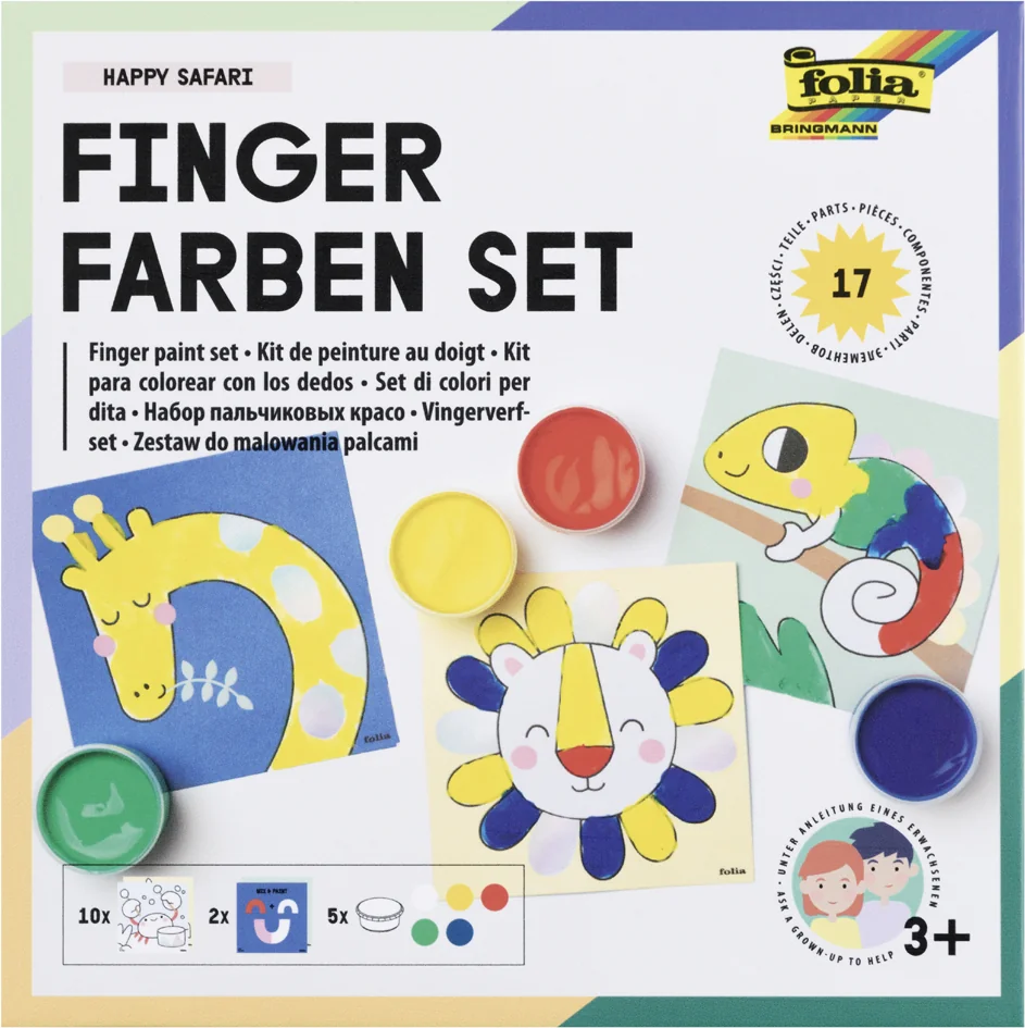 folia Kit de gouache aux doigts 'SWEET RAINBOW' - OEM 48211