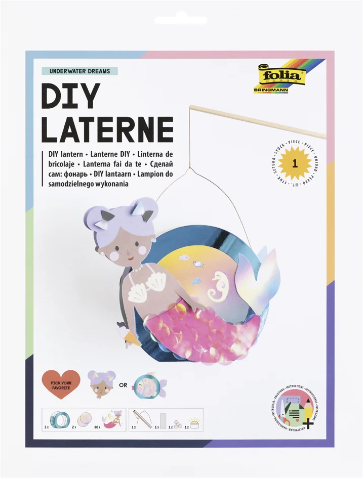 folia Kit de lanterne UNDERWATER DREAMS, bleu métallisé - OEM 94301