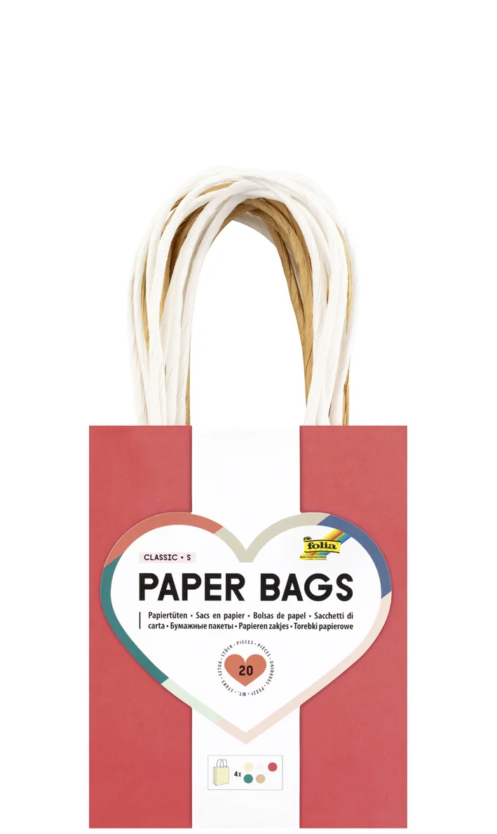 folia Sac en papier CLASSIC, taille: S, assorti - OEM 21259/10