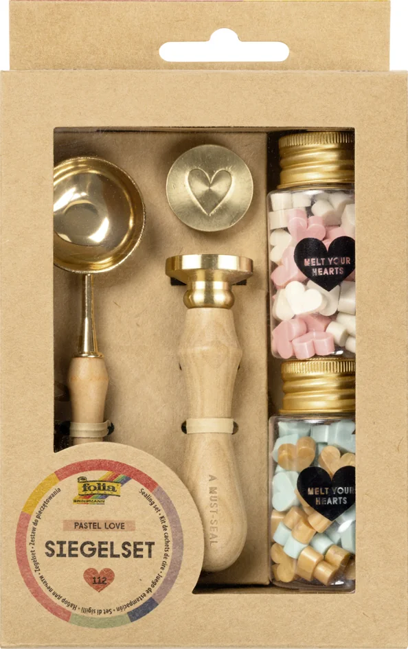 folia Kit de cire à cacheter PASTEL LOVE - OEM 31029