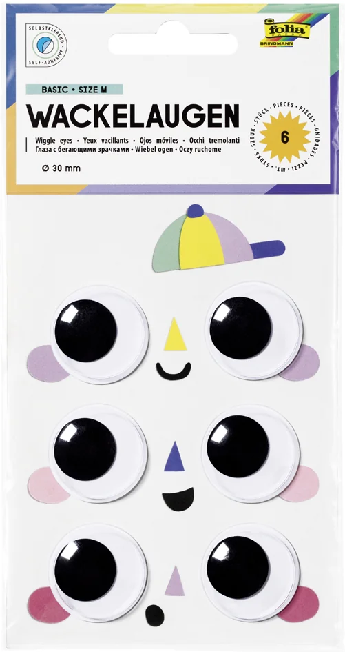 folia Oeil vacillant BASIC, taille: L, autocollant - OEM 750050