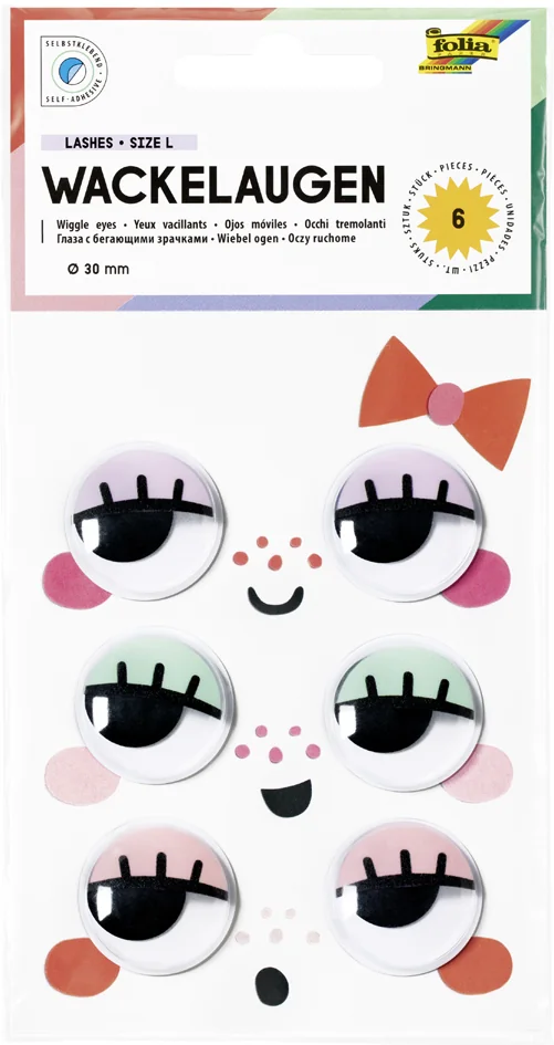 folia Oeil vacillant LASHES, taille: L, autocollant - OEM 7512
