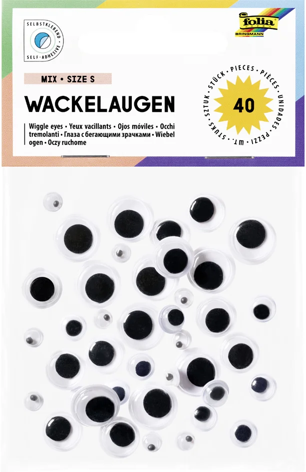 folia Oeil vacillant, mélange, taille: M, autocollant - OEM 7539