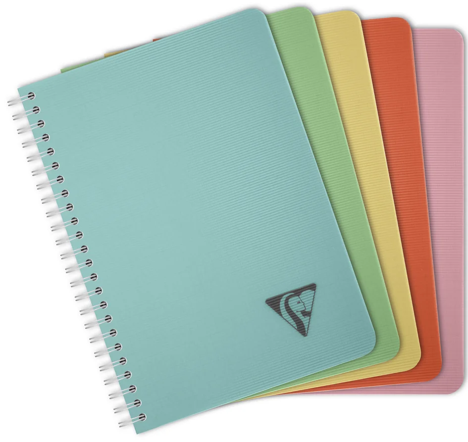 Clairefontaine Carnet reliure intégrale LINICOLOR, A5 - lot de 5 - OEM 327546C