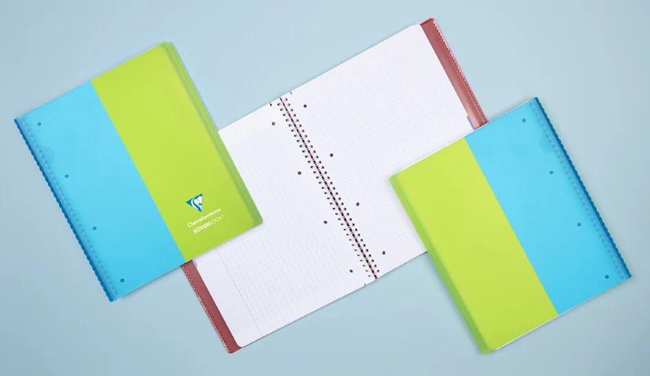 Clairefontaine Cahier KOVERBOOK TWIN, A4+, assorti - OEM 396490C