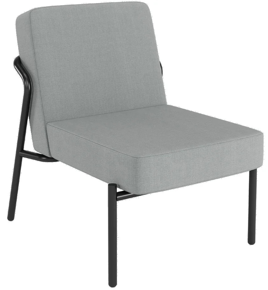PAPERFLOW Fauteuil visiteur MEDSO KLASSIK S, tissu, jaune - OEM FTMEDSCLSX1005